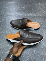 chaussure babouche moderne en cuir 100% – Image 2
