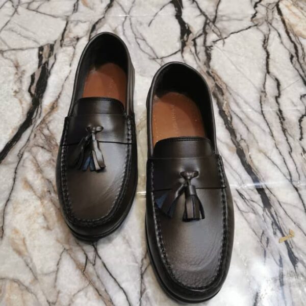 mocassin en cuir 100% original classe et élégant