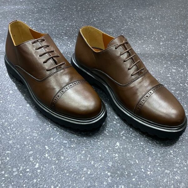 Chaussures de Ville en Cuir 100% Véritable élégant