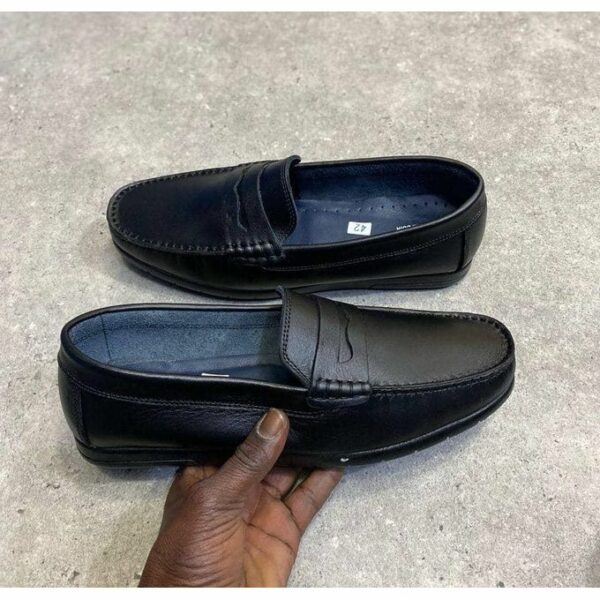 mocassin en cuir 100% original classe et élégant