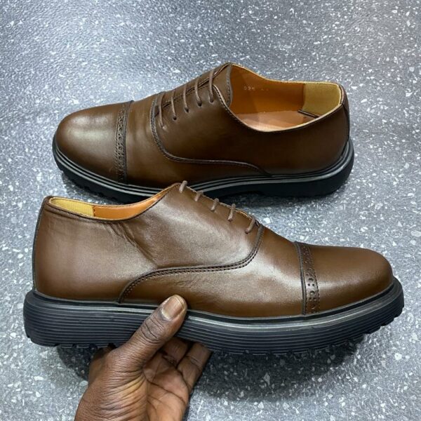 Chaussures de Ville en Cuir 100% Véritable élégant