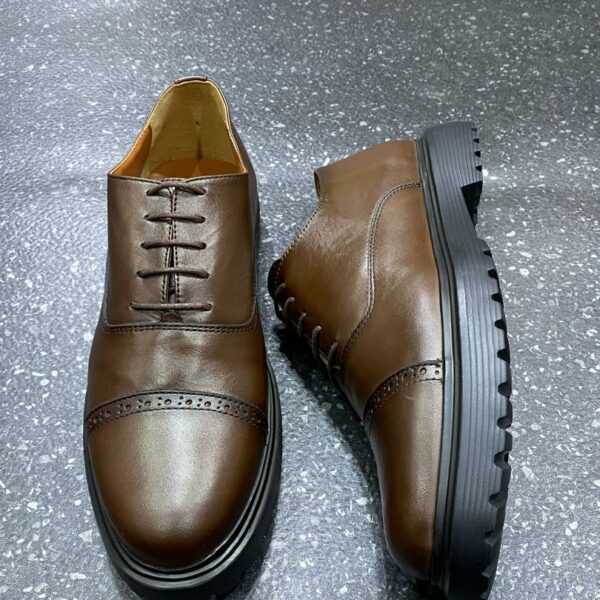 Chaussures de Ville en Cuir 100% Véritable élégant