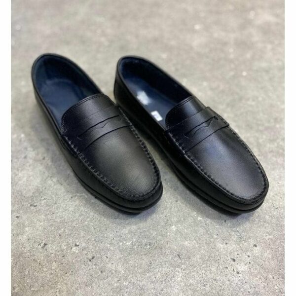mocassin en cuir 100% original classe et élégant