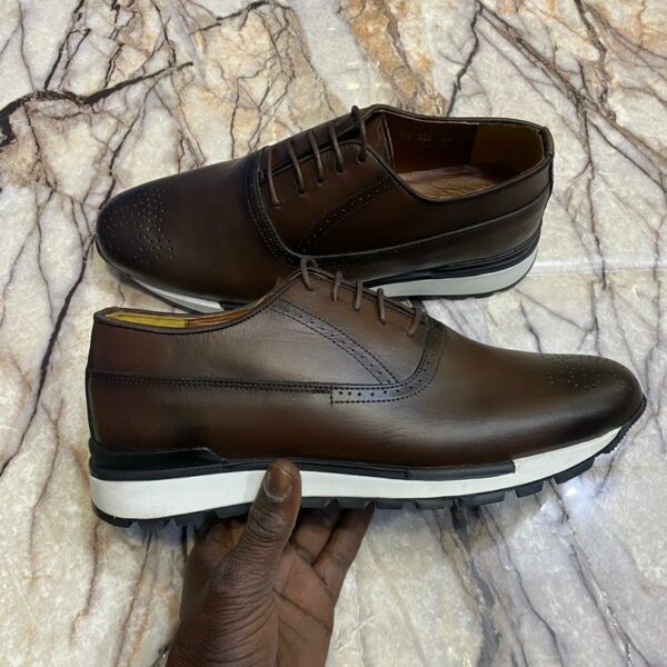 Chaussures de Ville en Cuir 100% Véritable élégant
