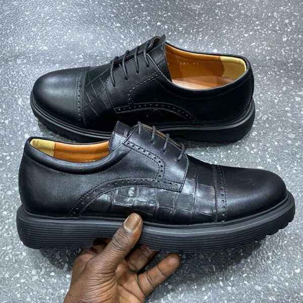 Chaussures de Ville en Cuir 100% Véritable élégant