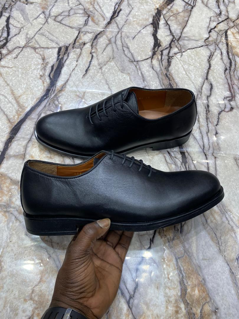 25 (2) Chaussures de Ville en Cuir 100% Véritable élégant – Image 1