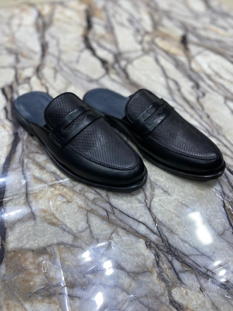 4 chaussure babouche moderne en cuir 100% – Image 1