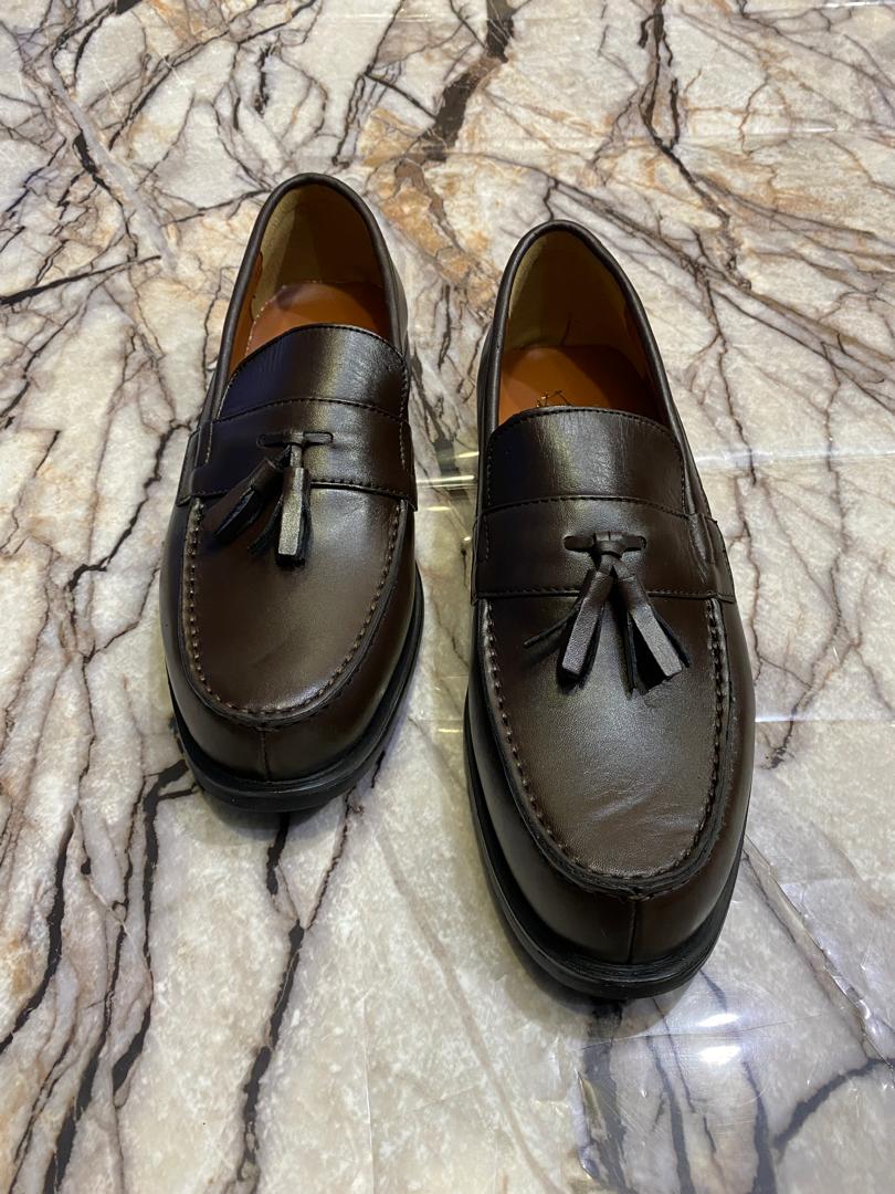 6 Chaussures de Ville en Cuir 100% Véritable élégant – Image 1