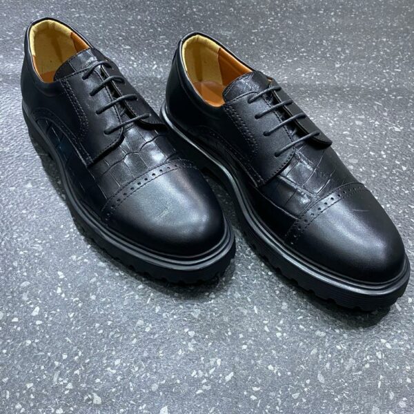 Chaussures de Ville en Cuir 100% Véritable élégant