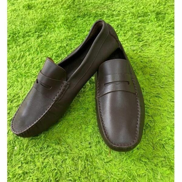 mocassin en cuir 100% original classe et élégant