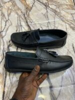mocassin en cuir 100% original classe et élégant