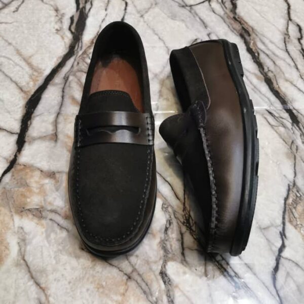 mocassin en cuir 100% original classe et élégant