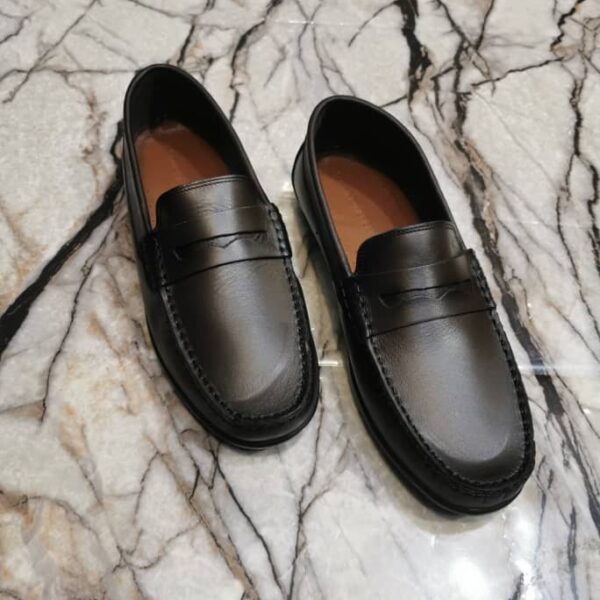 mocassin en cuir 100% original classe et élégant