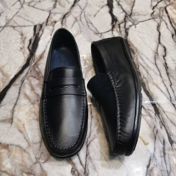 mocassin en cuir 100% original classe et élégant